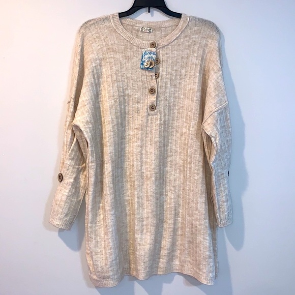 Free People Around the Clock Pullover NWT - Picture 4 of 10